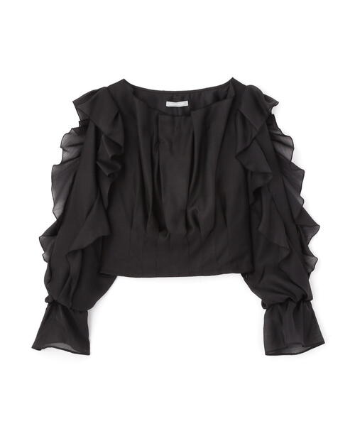 「JILL by JILL STUART」 長袖ブラウス FREE ブラック レディース_画像2