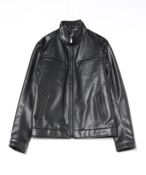 G-STAR RAW 革ジャン ライダース Biker Leather Jacket/シングルレザー