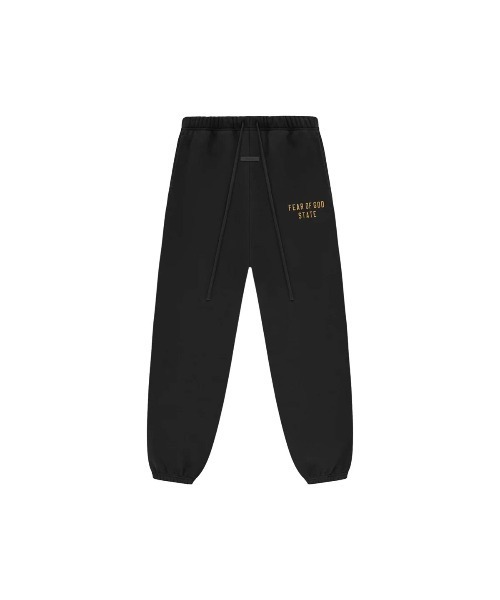 最後セール　ESSENTIALS ブラック ジャージパンツ Mサイズ FOG ESSENTIALS（エフオージーエッセンシャルズ） スウェットパンツ