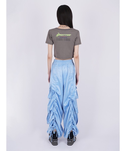「PAMEO POSE」 カーゴパンツ FREE ブラック レディース_画像9