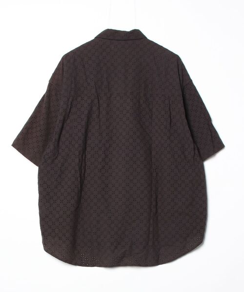 「WYM LIDNM」 半袖シャツ M チャコールグレー メンズ_画像2