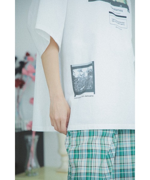 「CREOLME」 半袖Tシャツ ONE SIZE ホワイト系その他2 レディース_画像2