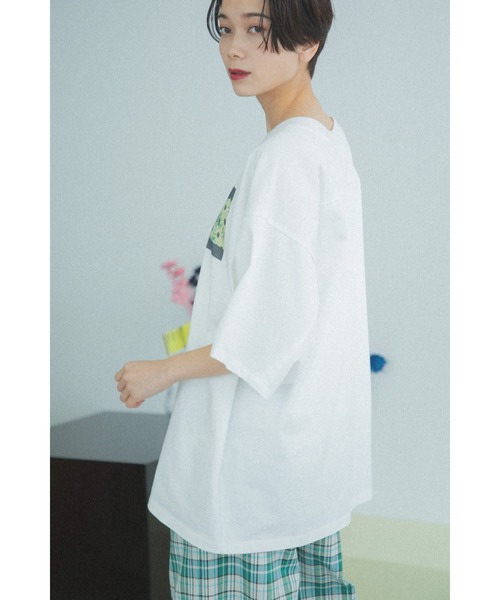 「CREOLME」 半袖Tシャツ ONE SIZE ホワイト系その他2 レディース_画像4