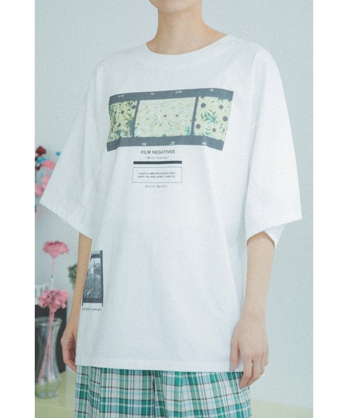 「CREOLME」 半袖Tシャツ ONE SIZE ホワイト系その他2 レディース_画像7
