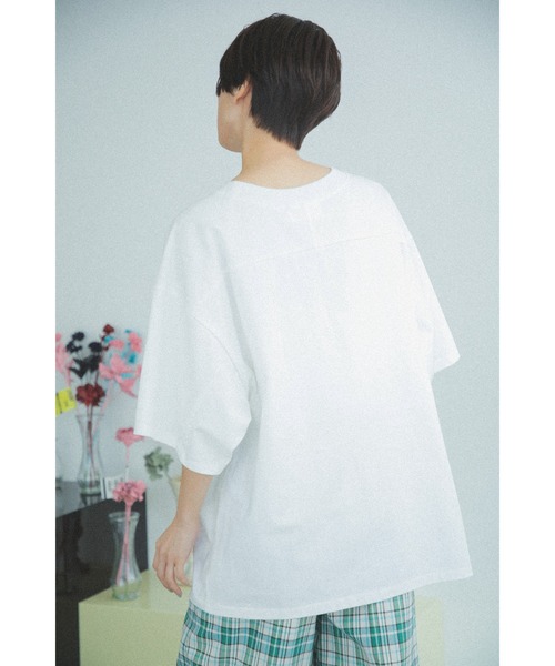 「CREOLME」 半袖Tシャツ ONE SIZE ホワイト系その他2 レディース_画像8