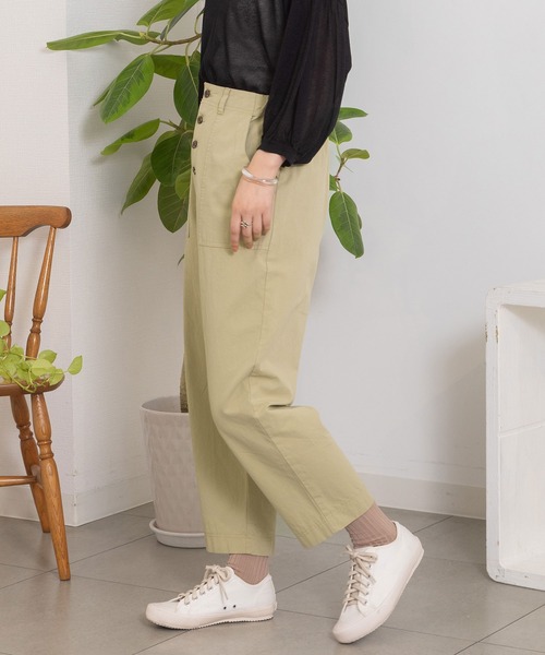 「POU DOU DOU」 デニムパンツ 3 インディゴブルー レディース_画像3