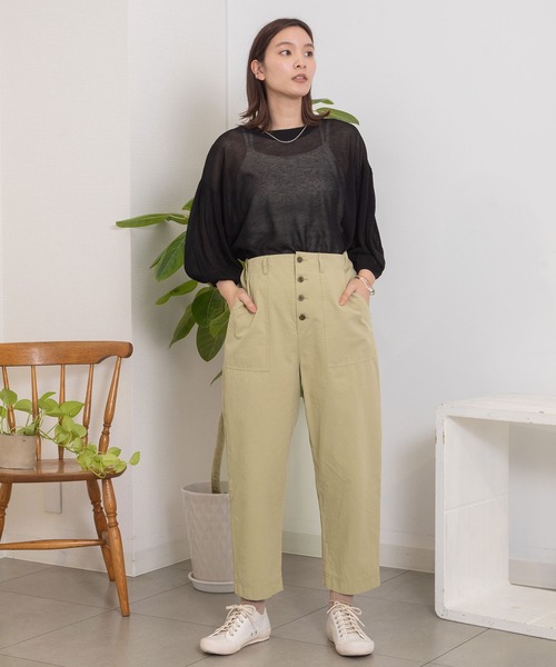「POU DOU DOU」 デニムパンツ 3 インディゴブルー レディース_画像6