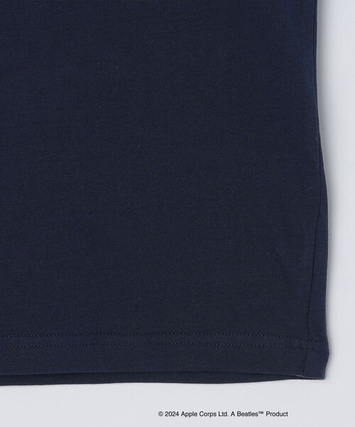 「SHIPS」 半袖Tシャツ「TheBeatlesコラボ」 LARGE ネイビー メンズ_画像8