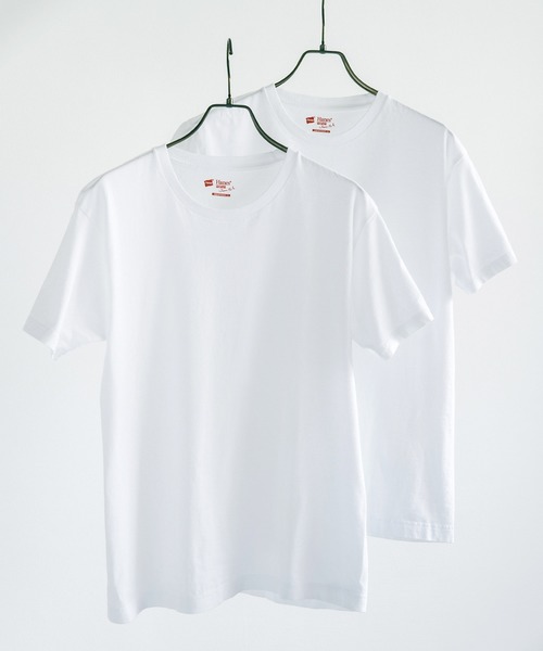 Hanes（ヘインズ） tシャツ 2P Japan Fit 5.3oz クルーネックTシャツ