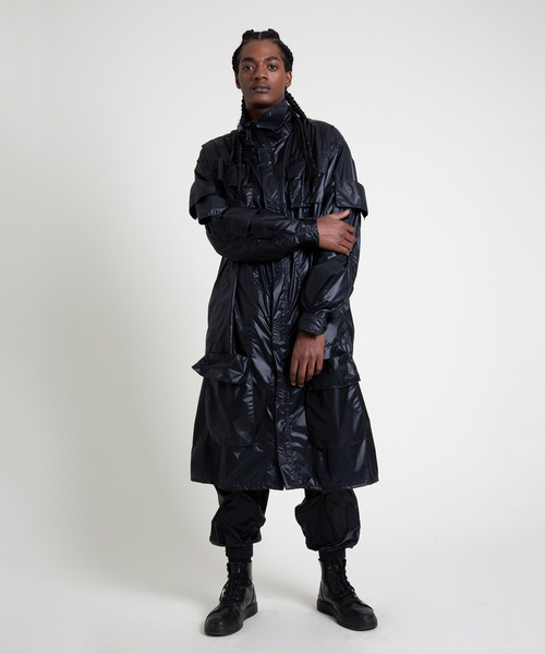 L.A. ROXX ナイロンジャケット THE BLACK NYLON M-65 TRENCH メンズ