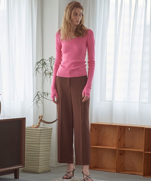 エトレトウキョウ 極美品 エトレトウキョウ×EDWINコラボ タックワイドデニムパンツ