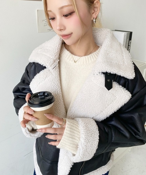 moment+ ムートンコート ボアコート 「累計販売枚数1万枚突破