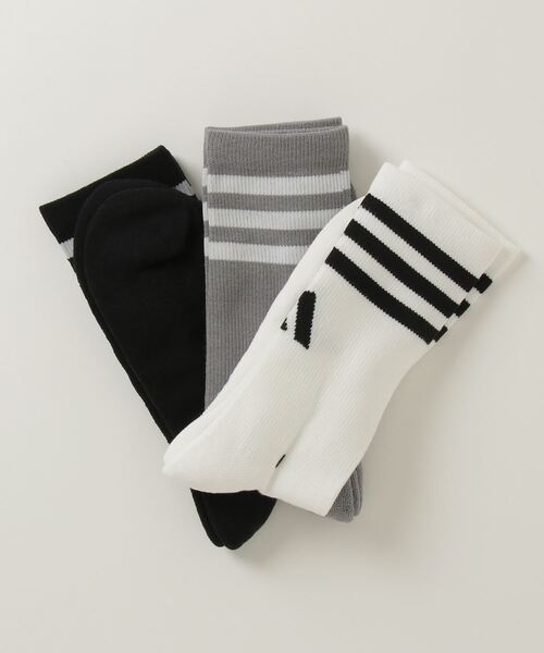 adidas golf セットアップ三点セット（ソックス付き） 3P クルー丈 クッションソックス【adidas Golf/アディダスゴルフ