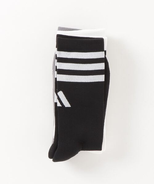 adidas 靴下 3P クルー丈 クッションソックス「adidas Golf