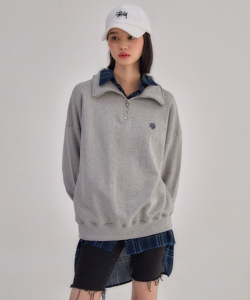 トレーナー スウェット A'GEM/9 × .kom 「muah muah/ムーアムーア」 FLEECE REGULAR SWEATSHIRTS/フリ KOM トレーナー スウェット A'GEM/9 × .kom 「muah muah/ムーア