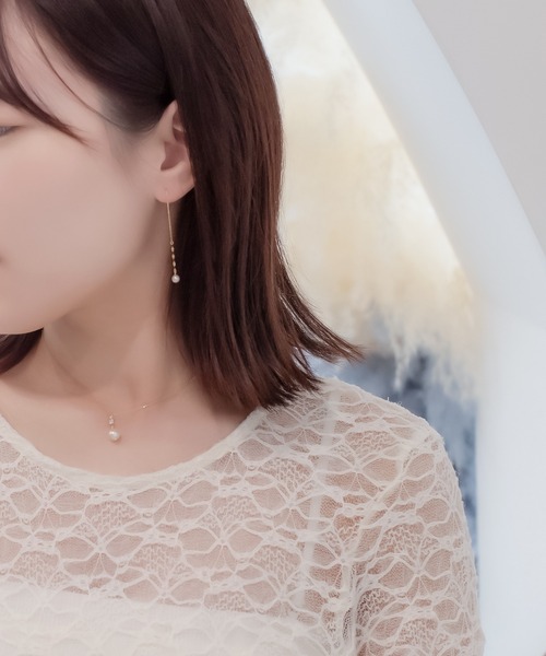 BLOOM（ブルーム） ネックレス 入学式 入園式 卒業式 シルバー あこや