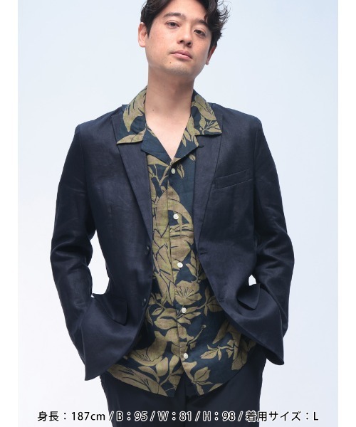 ジャケット テーラードジャケット 入学式 「WEB限定」 麻100％ 天然