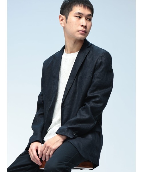 ジャケット テーラードジャケット 「WEB限定」 麻100％ リネン
