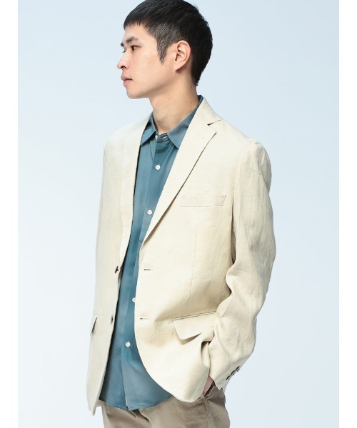 ジャケット テーラードジャケット 「WEB限定」 麻100％ リネン
