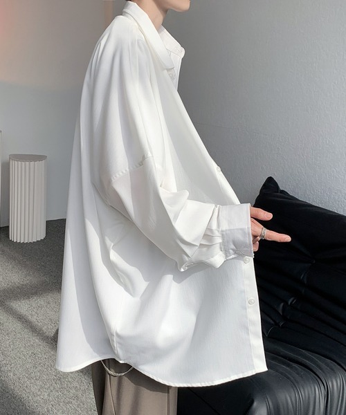 「ETRE TOKYO」 ドルマンスリーブシャツ FREE ホワイト レディース シャツ 「FVLMEN」ring scarf dolman sleeve shirt/リング