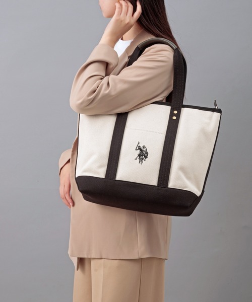 U.S. POLO ASSN.（ユーエスポロアッスン） トートバッグ キャンバス