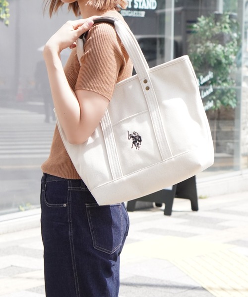 U.S. POLO ASSN.（ユーエスポロアッスン） トートバッグ キャンバス