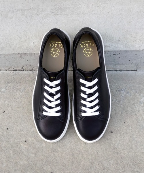 SLACK FOOTWEAR スニーカー レザー 日本製 クラシック
