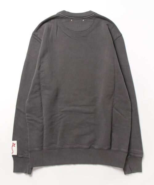 トレーナー スウェット GOLDEN M S REGULAR SWEATSHIRT DISTRESSED COTTON JERSEY メンズの画像