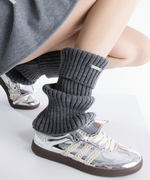 レッグウォーマー METAL POINT KNIT LEG WARMER レディース : ZOZOTOWN