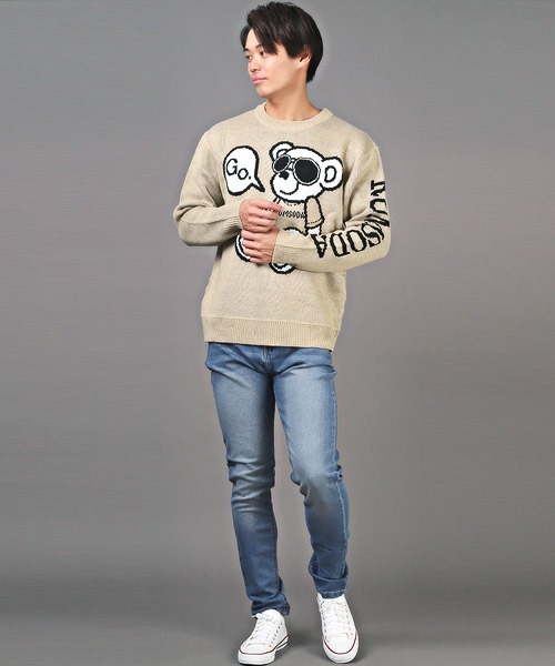 LUXSTYLE ジーンズ ニットデニムパンツ メンズ : ZOZOTOWN Yahoo