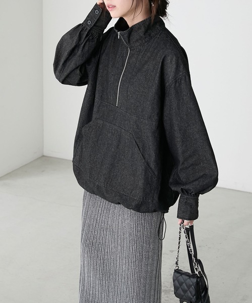 BONUM / リバーシブル/Gジャン/M/デニム/BLK/19-011-091-3104-3-0 BONLECILL（ボンルシール） デニムジャケット gジャン デニムハーフ