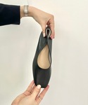 パンプス スクエアトゥラインヒールパンプス 4...の詳細画像3
