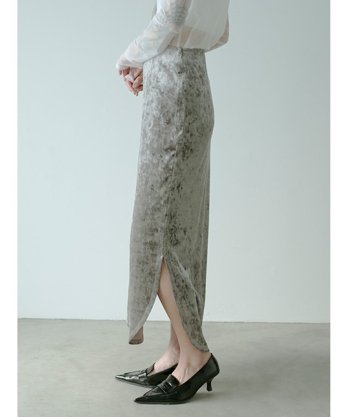 SORIN スカート Crushed Velour Circle Hem Skirt : ZOZOTOWN
