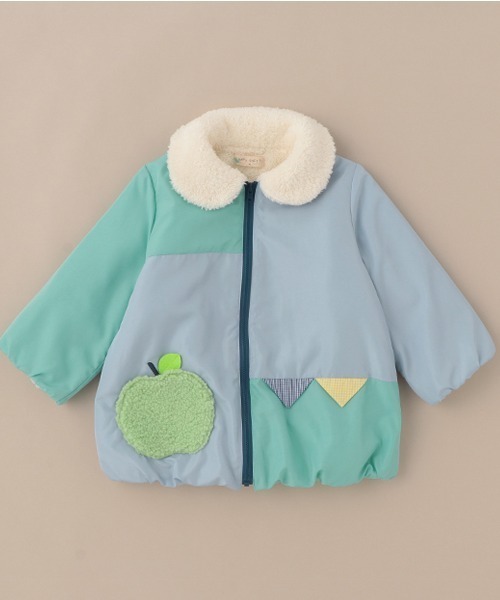 ジャケット ブルゾン フード付きりんごタフタコート キッズ : 81305207  
