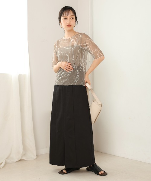 tシャツ 2WAYメッシュレーストップス レディース Re:EDIT｜2WAYメッシュレーストップス | Rakuten Fashion(楽天
