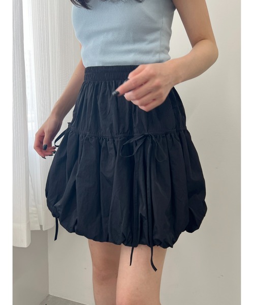 スカート 「PHILLY」リボンデザインバルーンスカート : ZOZOTOWN Yahoo