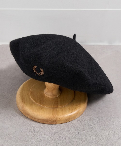FRED PERRY（フレッドペリー） 帽子 ベレー帽 「FRED PERRY」BERET