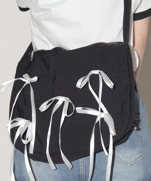 Chick ショルダーバッグ バッグ Ribbon Nylon Shoulder Bag