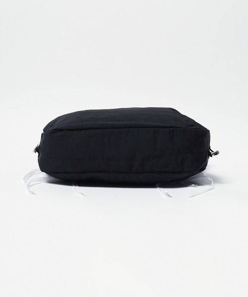 ショルダーバッグ・ポシェット Washed Ribbon Denim Shoulder Bag Black Chick ショルダーバッグ バッグ Ribbon Nylon Shoulder Bag