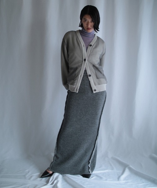 G.V.G.V.（ジーヴィージーヴィー） スカート WOOL NYLON SKIRT