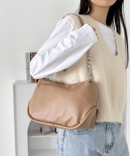 CLEA ショルダーバッグ バッグ チェーン切替PUショルダーバッグ