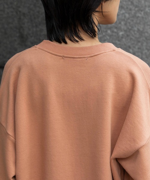 tシャツ フレンチテリー×ニットジャージドッキングプルオーバー レディース Munich tシャツ フレンチテリー×ニットジャージドッキングプル