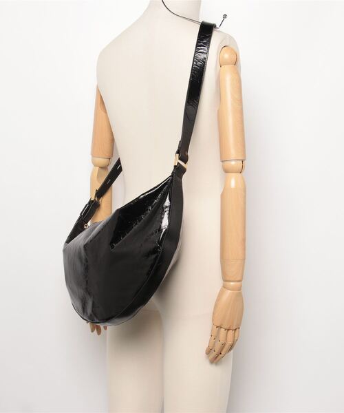 ALLSAINTS ショルダーバッグ バッグ HALF MOON LEATHER SHOULDER