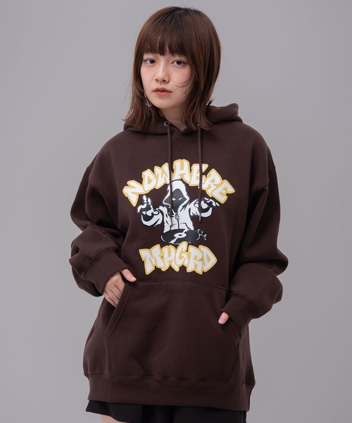 パーカー 「mahagrid/マハグリッド」 NOWHERE DJ HOODIE/ノーウェアー DJ フーディー レディース メンズ MAHAGRID パーカー 「mahagrid/マハグリッド」 NOWHERE DJ