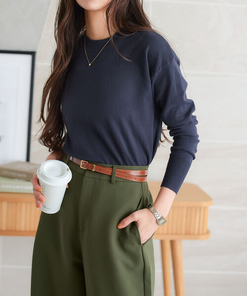 KOBE LETTUCE ニット セーター 「 M/L/XL 選べるネック 」 メルティ