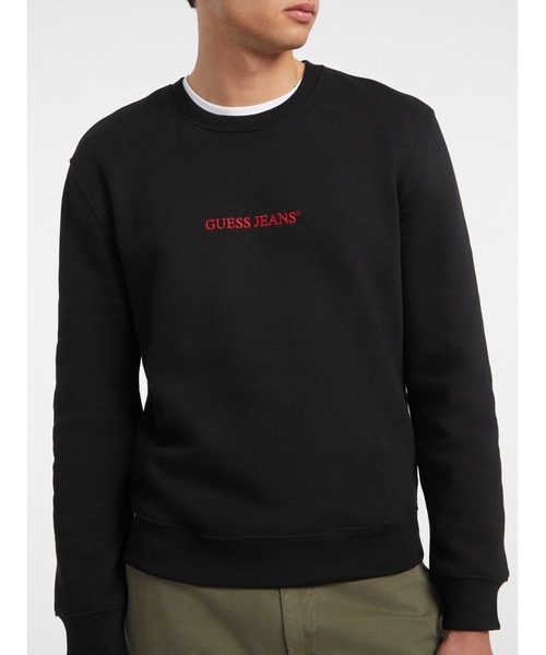 トレーナー スウェット GUESS JEANS Cn Slim Logo Emb Sweat トップス