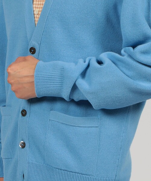 カーディガン Glenmac Vネックカーディガン メンズの画像