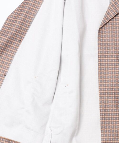 稀代の好配色チェック！ PINKHOUSE♡ ヴィンテージ テーラードジャケット クラシカルチェック柄ウール調テーラードジャケット - ベルーナ【公式】