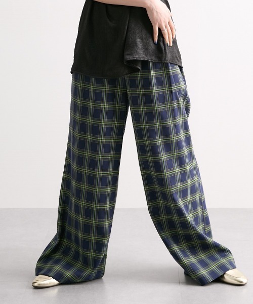 Soiunique（スワユニーク） ワイドパンツ パンツ 落ち感素材ワイド