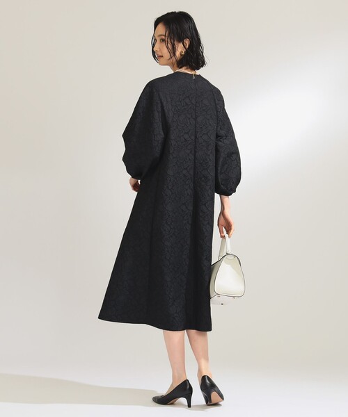 新品　Demi-Luxe BEAMSジャガードワンピース　フォーマル　結婚式 新品 Demi-Luxe BEAMSジャガードワンピース フォーマル 結婚式 - メルカリ